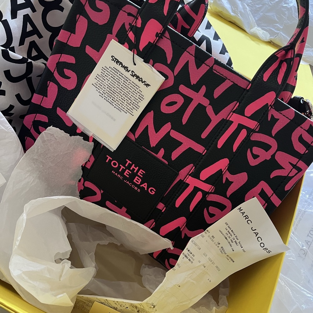 NWT MARC JACOBS STEPHEN SPROUSE TOTE